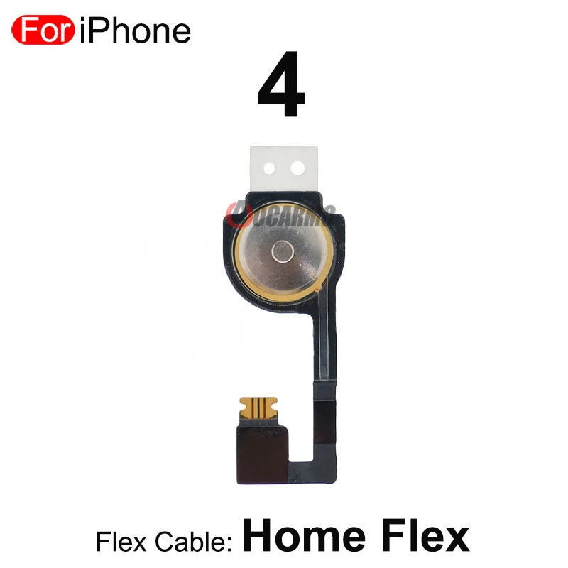 1Pcs Home Return Button Flex Cable Replacement Parts For iPhone 5C 4 4S image 2