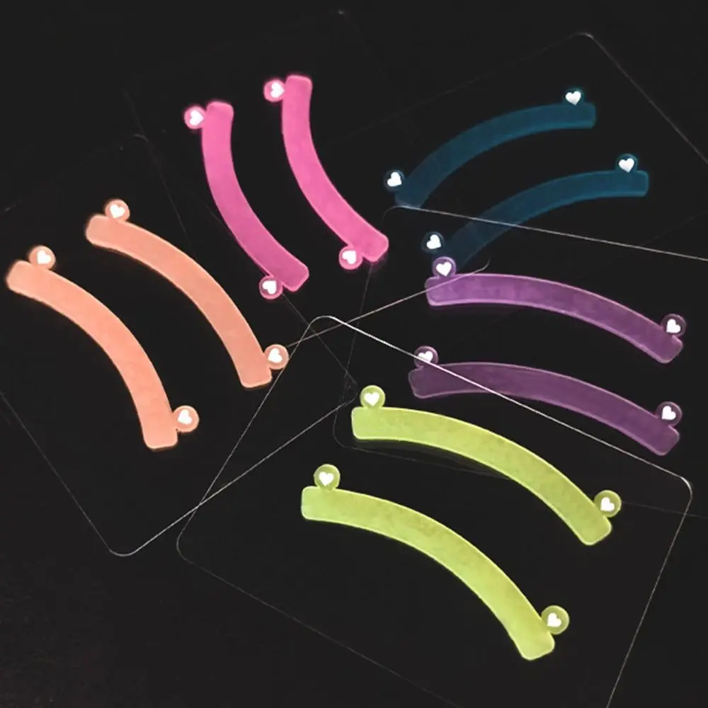 3Pairs Silicone Eyelash Rods Softening Colorful Lash Lift Ribbon Perm Pads Eye Lash Accessories Makeup  Tool