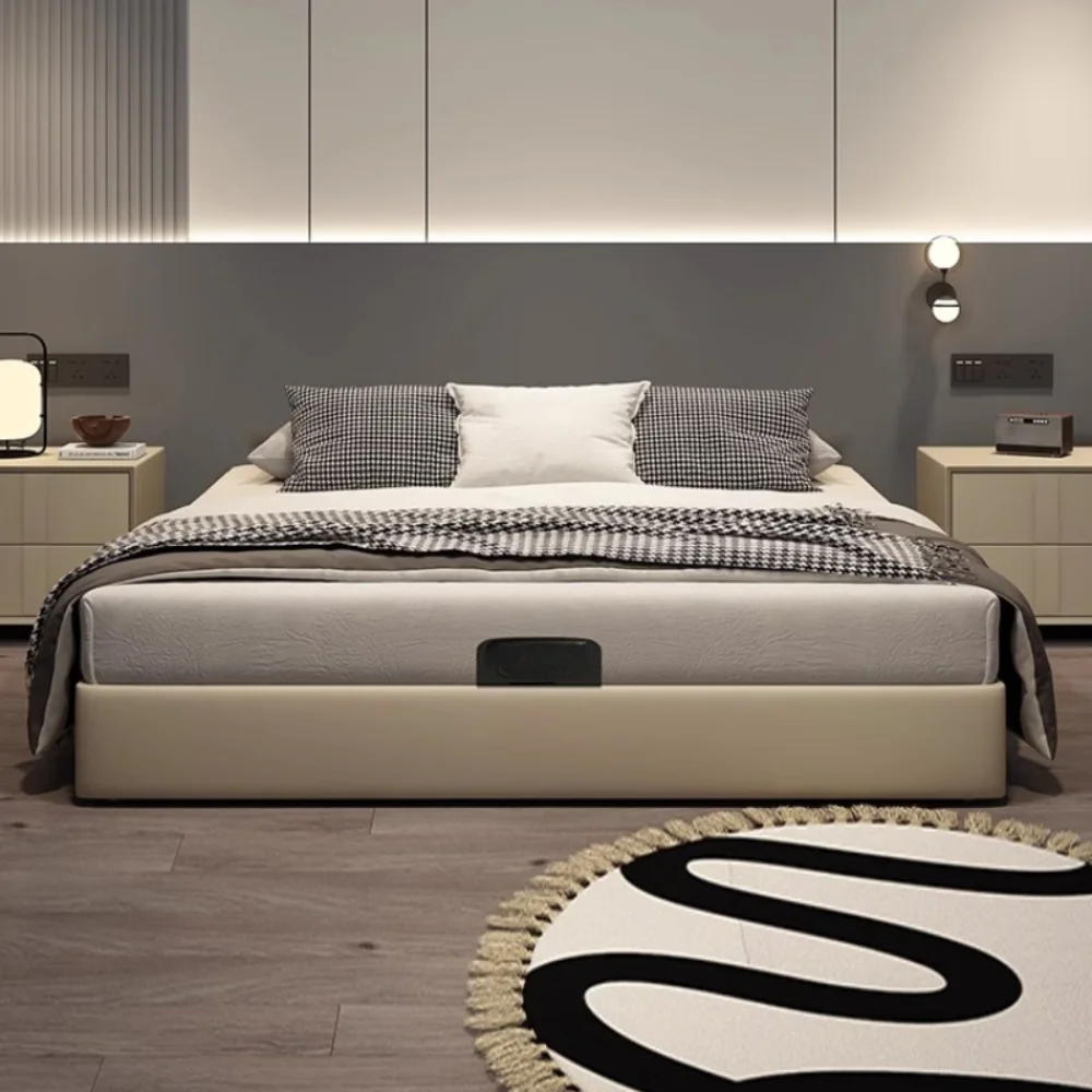 

Aesthetic 180x200 Bed Double Unique Sleeping King Size Bed Frame Headboard Muebles Para El Hogar Home Furniture Decoraction