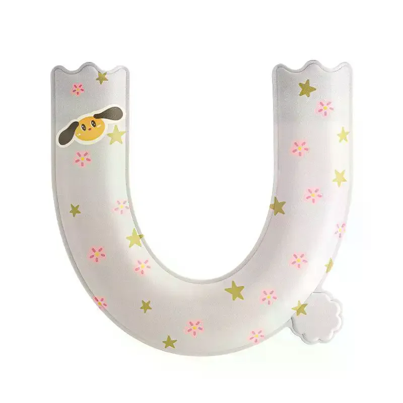 1 Pc Cartoon Pattern Non-Slip Toilet Seat Protector Toilet Seat Cover Self-adhesive Thickened Sensitive Skin Toilet Seat Mat