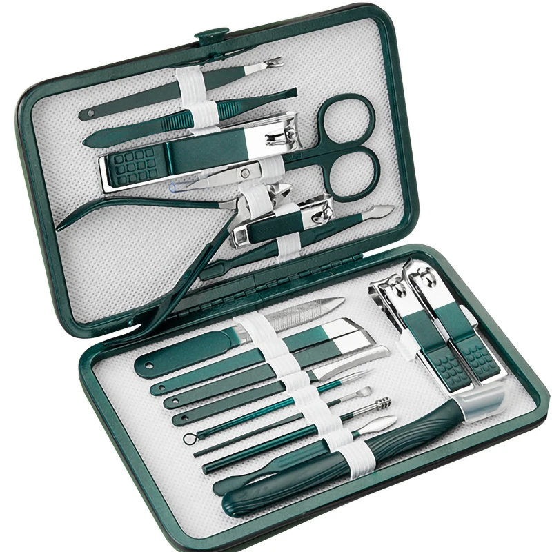 7/10/18pcs Manicure Set Premium Nail Treatment Foot Tool Ingrown Toenail Removal Nail Kit Professional Manicure Complete Kit