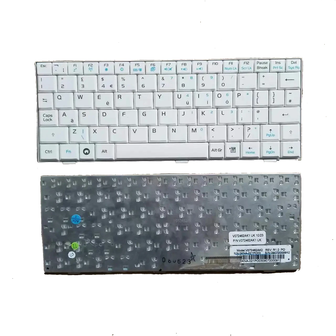 لوحة مفاتيح للكمبيوتر المحمول asus epc eee pc eeepc 700 701 900 901 900a 900hd uk ، جديد