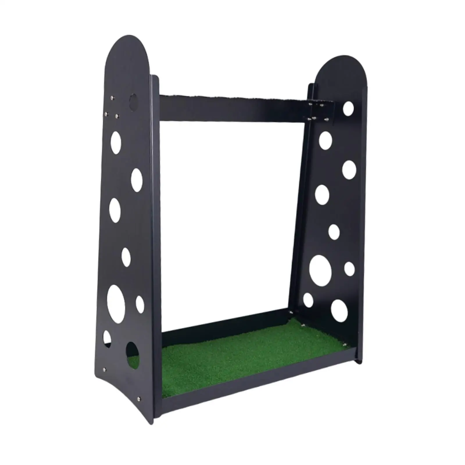 Golf Putter Stand Accessories Portable Metal Decor Practice Non Slip Golf Club Holder Display Rack for Indoor Outdoor Sports