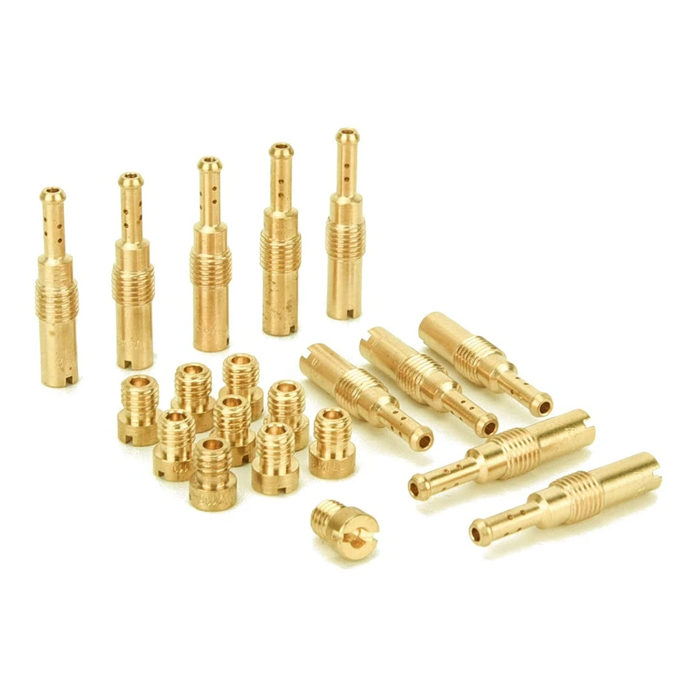 

B-Est 20Pcs Jets Kit - 10Pcs Carburetor Main Jets And 10Pcs Slow Pilot Jets For PWK Keihin OKO CVK PWM