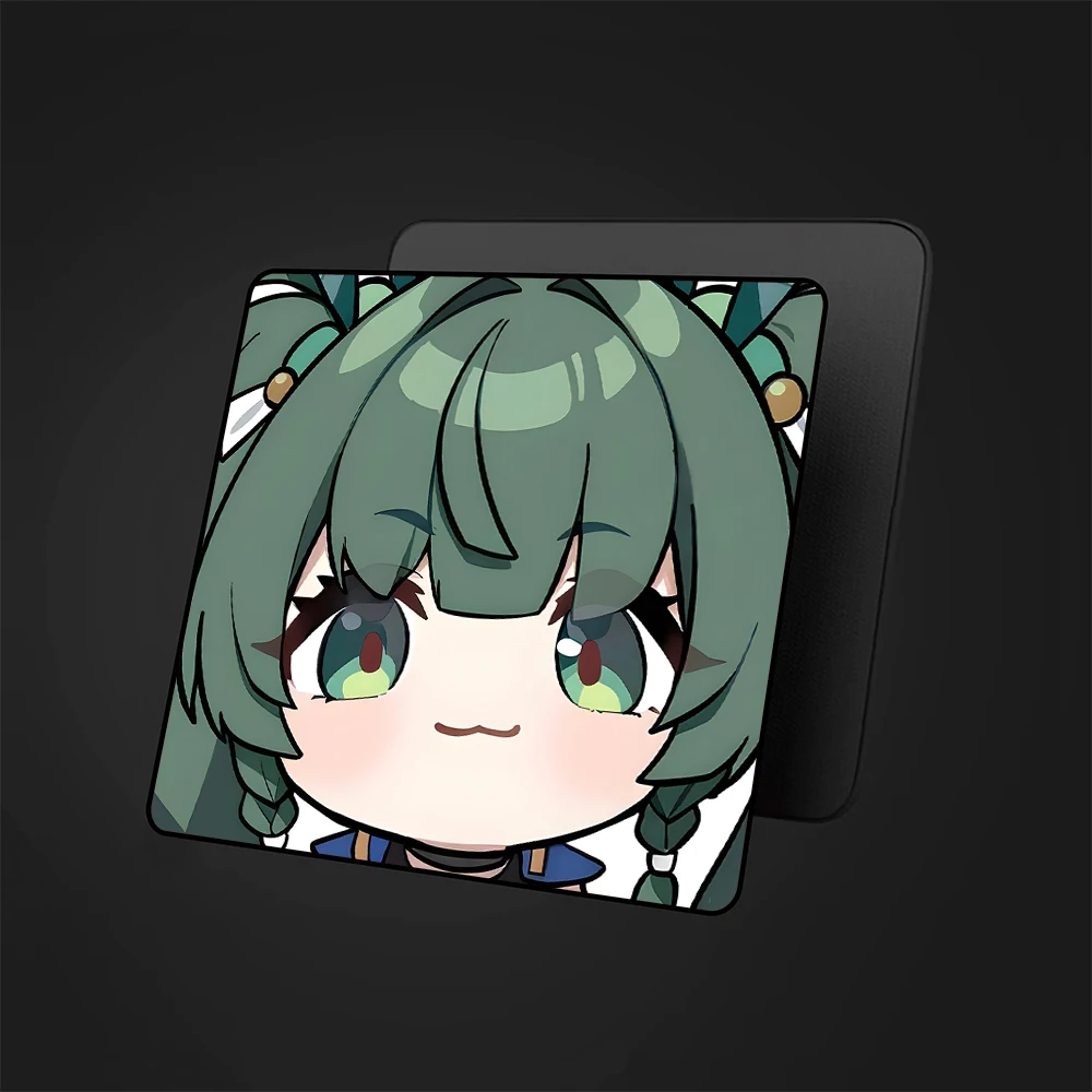 Kawaii Rubber Mouse Mat Q Version Zenless Zone Zero Cute Qingyi Gaming Mouse Pad Gamer Mousepad Ultrafine Surface Keyboard Mat