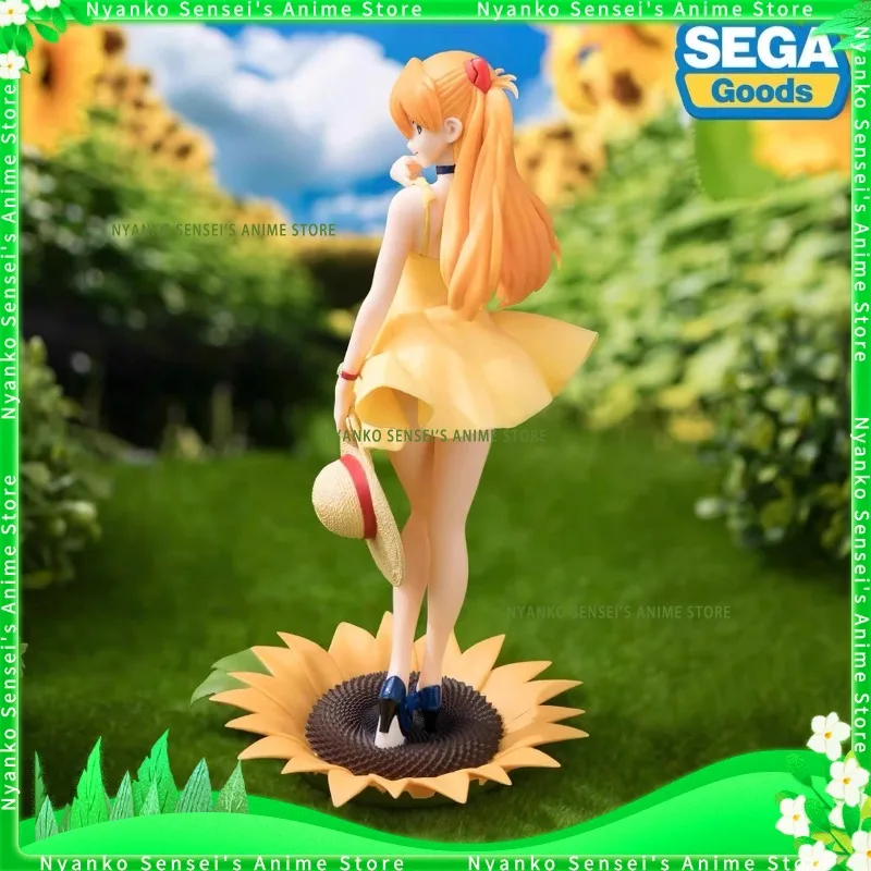 

В наличии SEGA Luminasta NEON GENESIS EVANGELION EVA Asuka 24 см летнее пляжное платье фигурка аниме модели игрушка кукла Коллекционная