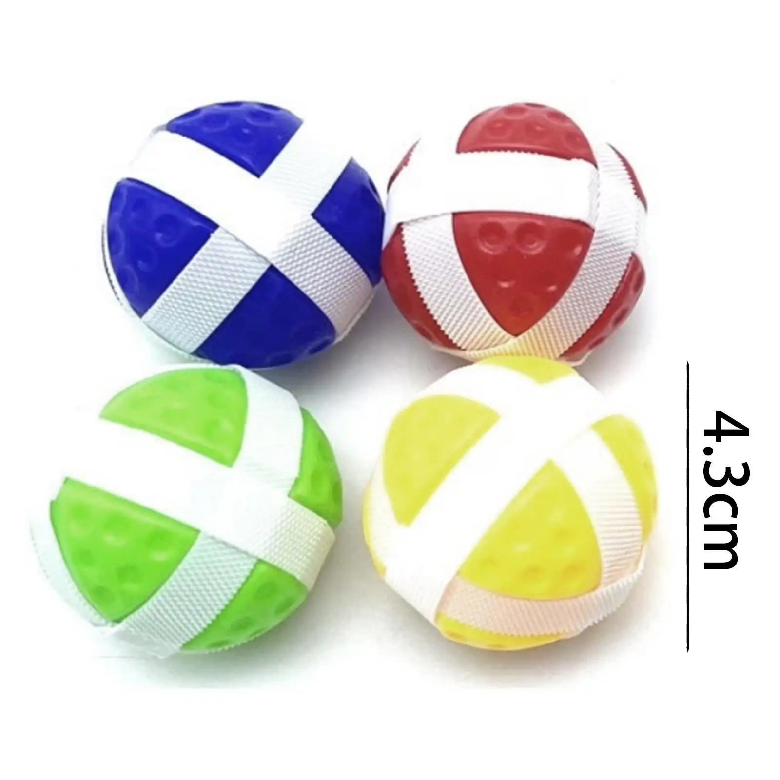 Practice Golf Balls Eco Plastic Nylon Versatile Sticky Golf Balls for Home Outdoor Game Activities