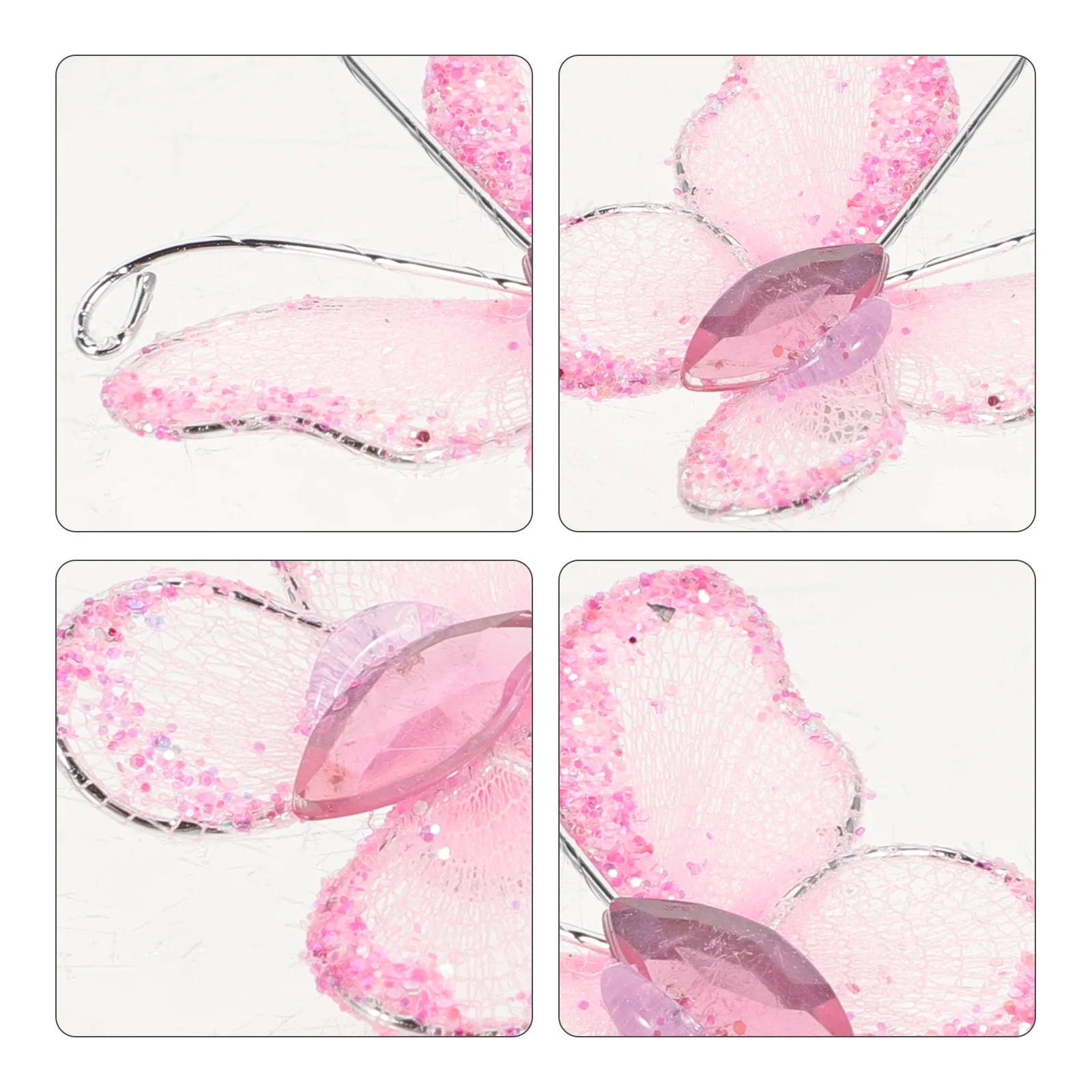 50 шт. центральные украшения, декоративные бабочки, свадебный подарок, блестящий