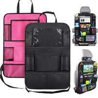 1pc Car Backseat Organizer with Touch Screen Tablet Holder Auto Storage Pockets Cover Car Seat Back Protectors Car Accessories