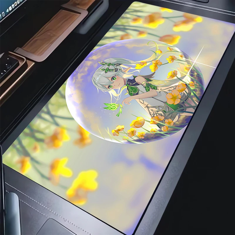 Mouse Pad Anime Gamer Gaming Accessories Varmilo G-genshin Impact Nahida Keyboard PC Computer Desk Mat Carpet CSGO HD Mousepad