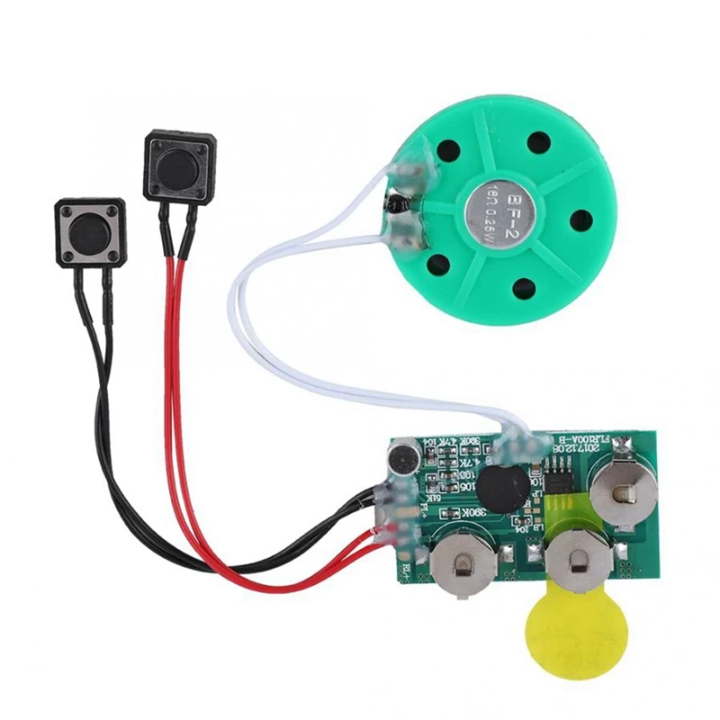 DIY Voice Module Card 4 Minutes Recording Playback Voice Sound Chip Voice Greeting Card For Holiday Luggage Replacement