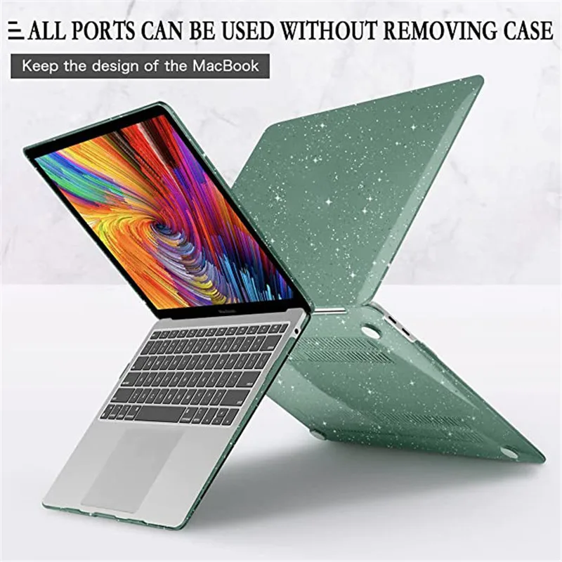 2023 New Laptop Glitter Case For Macbook Pro 14 Case A2779 For Macbook Air M2 13.6 A2681 Mac Book M1 Chip Pro 16 13 Inch Cover