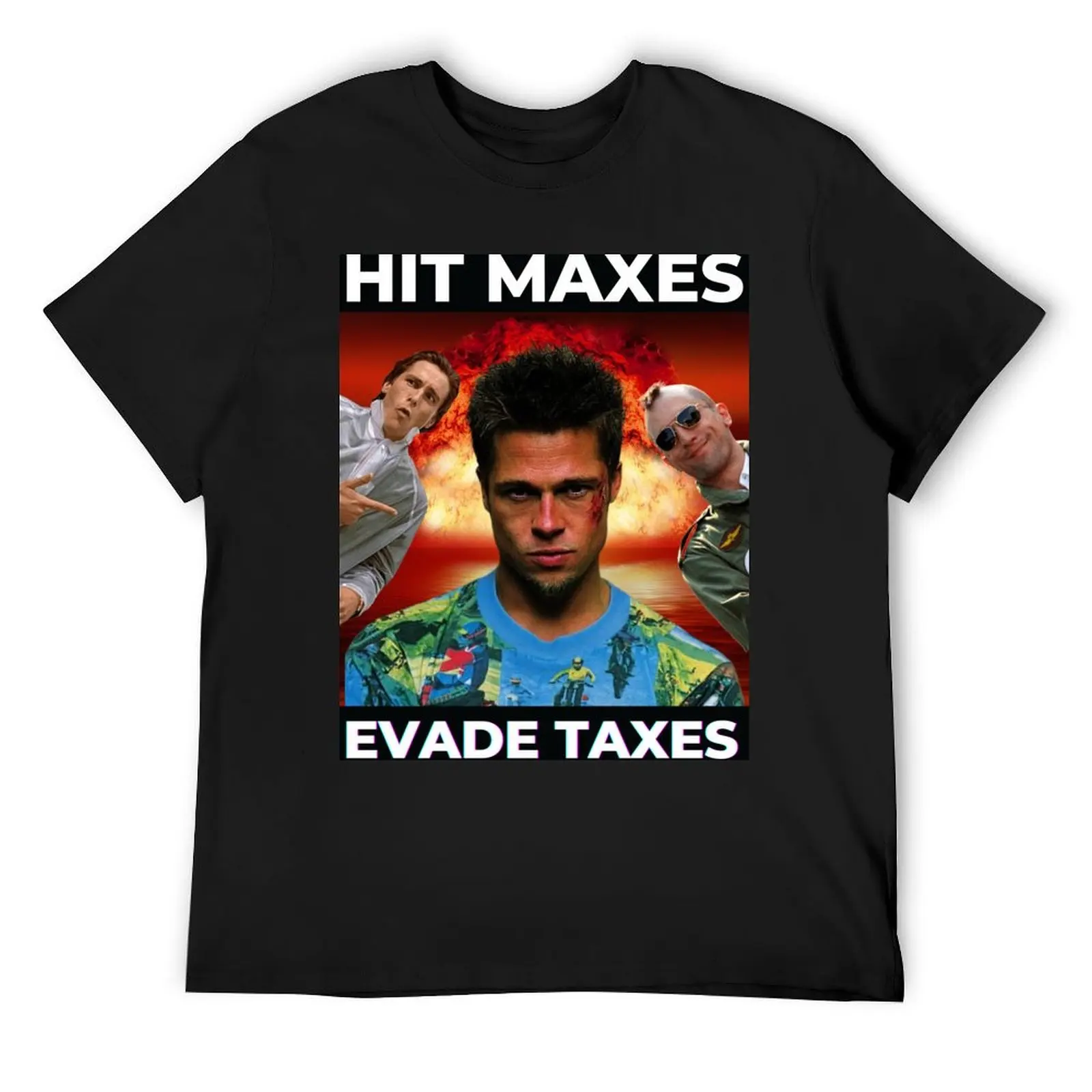 Футболки Hit Maxes Evade Taxes с рисунком для мальчиков, белые летние топы, рубашки с рисунком, футболки для мужчин