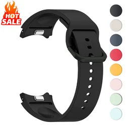 Silicone Strap for Samsung Galaxy Watch 7 6 5 4 FE 40mm 44mm/5 pro 45mm One-Click Watch6 Classic 43 47mm Original Sport Band