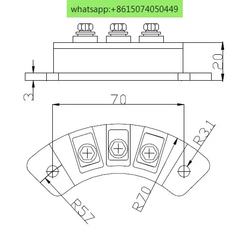 MXG/Y(X)50-12 70-12 Wuxi tin whole module generator rectifier bridge diode rotating module