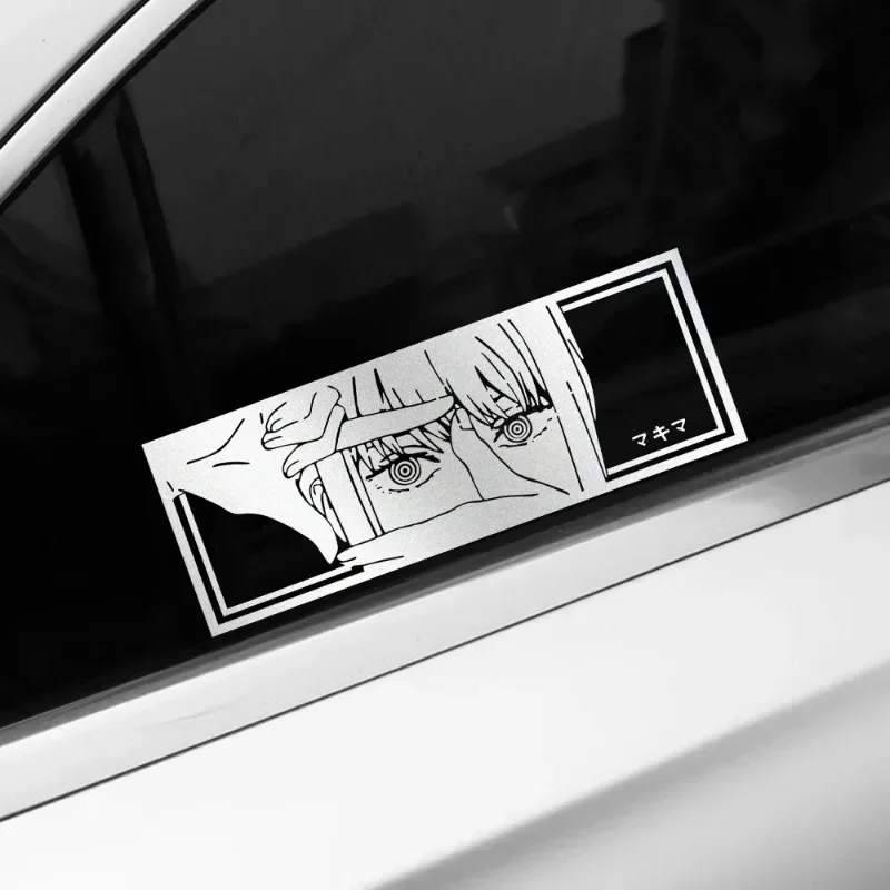 

Japanese Anime Car Sticker Catching Sharp Eye for Window Rear Windshield Creative PVC Trucks Vans Reflective Vinyl Film Decals