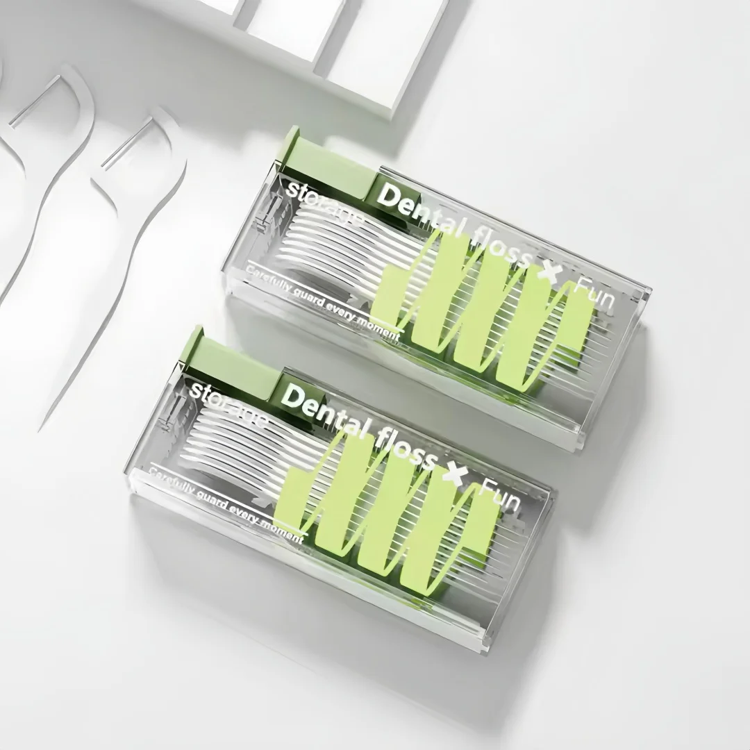 10Pcs Dental Floss Dispenser Pop Out Refillable Box Floss Picks Oral Hygiene Organiser Portable Dental Floss Case for Daily Care