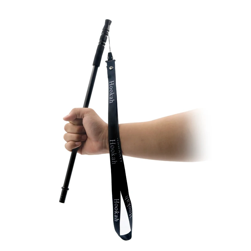 SY جودة عالية النرجيلة المعبرة مع شنق حبل حزام الشيشة الفم نصائح سيليكون الألومنيوم تشيتشا Narguile انبوب ماء المعبرة