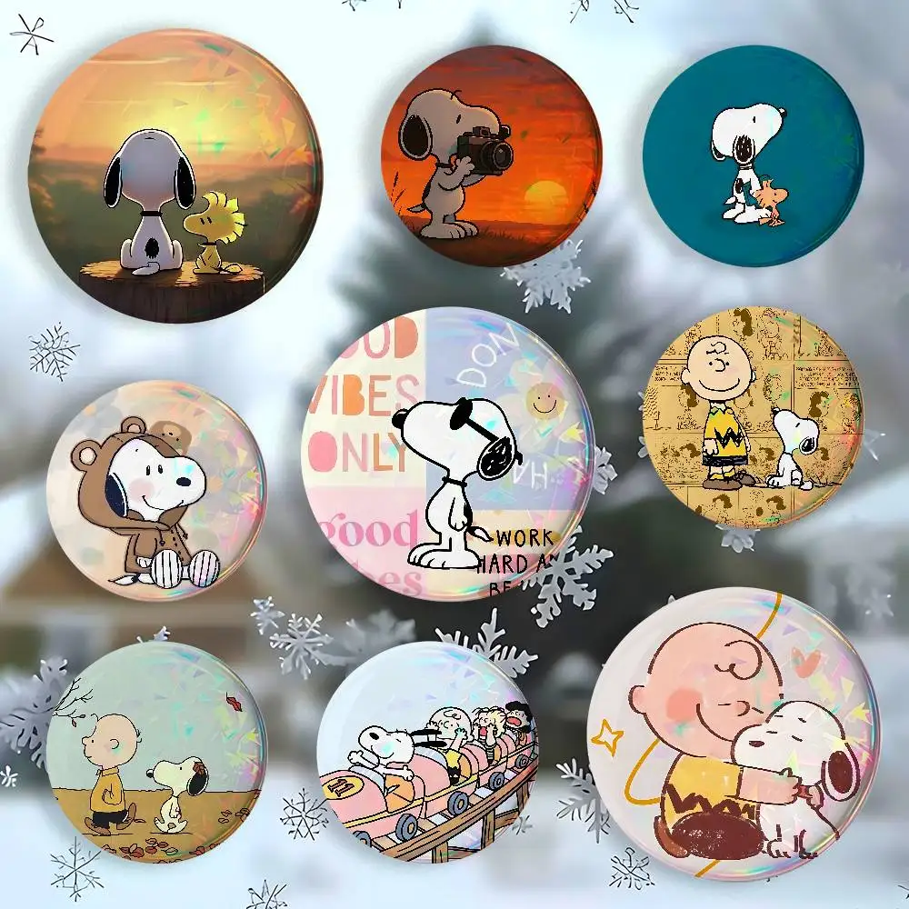 Cute Cartoon-S-sNoOpys Badge Pins For Friend, Backpack, Clothing, Collectible Accessories, Jewelry Gift