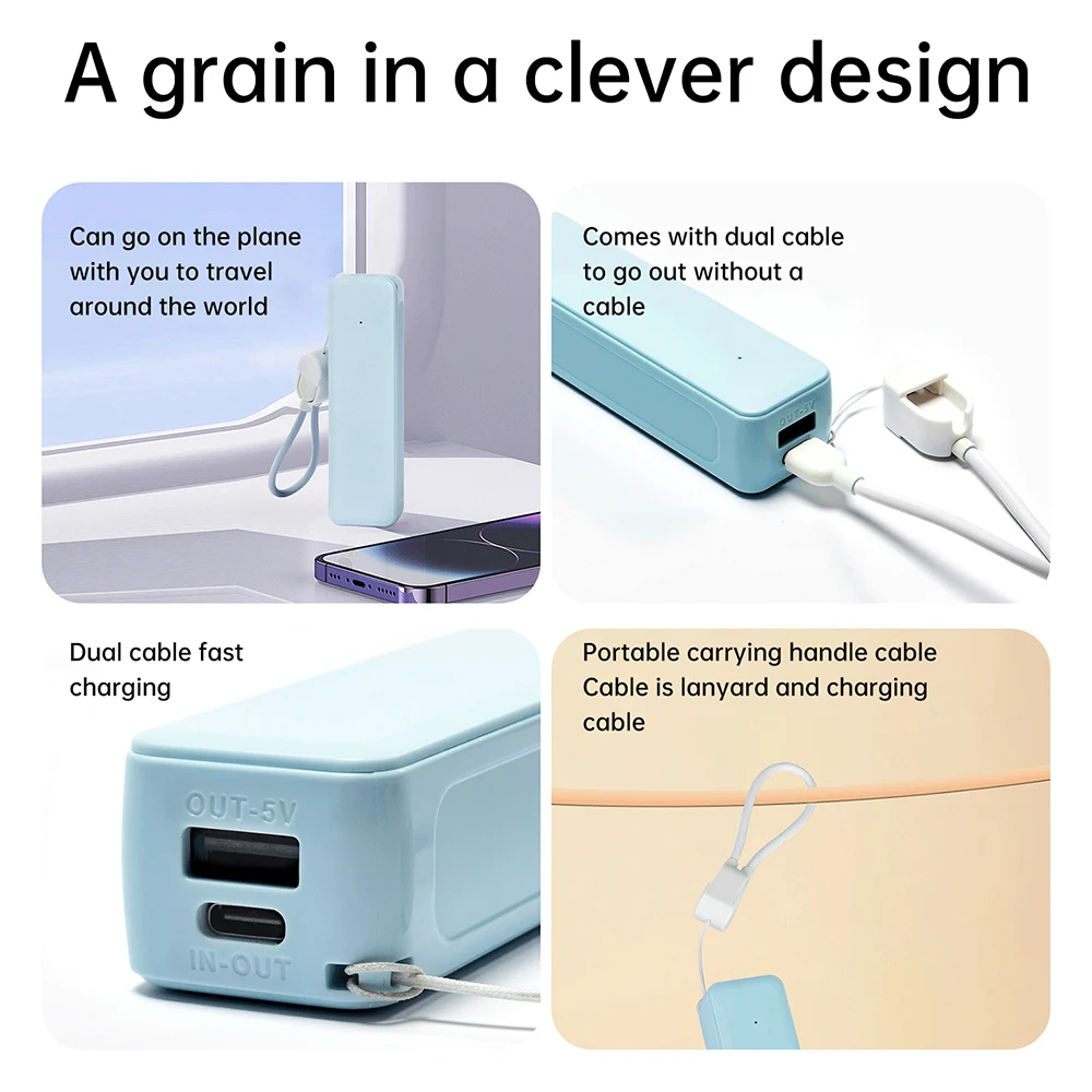 Mobile Power Bank Case DIY Kit 1*21700 Battery Storage Box Holder Type-C Portable Battery  Housing Welding Free Without Battery