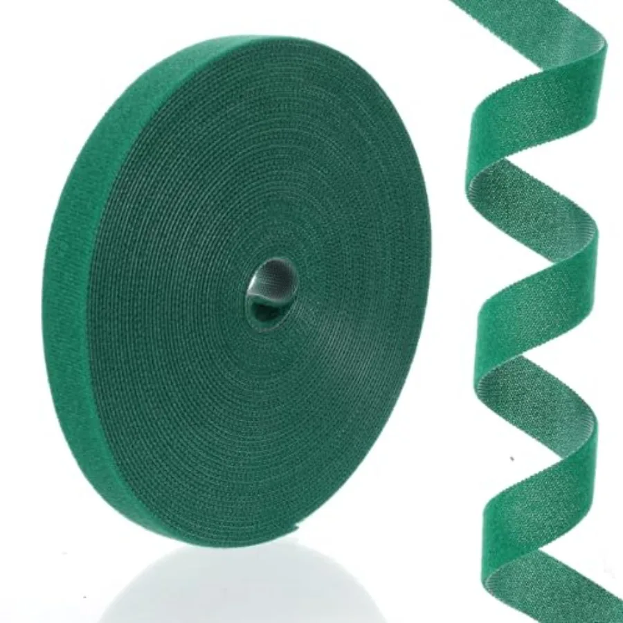 

Reusable Green Plant Tape for Climbing Plants in Greenhouse and Floral Support - Adjustable Garden Ties 197 ft x 0.59 in