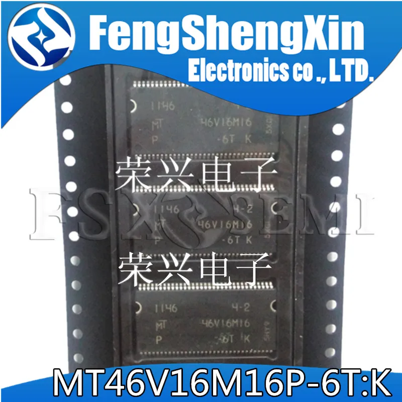 

5 шт./лот MT46V16M16P-6T 46V16M16 MT46V16M16P-6T:K TSOP66 Flash memory chips