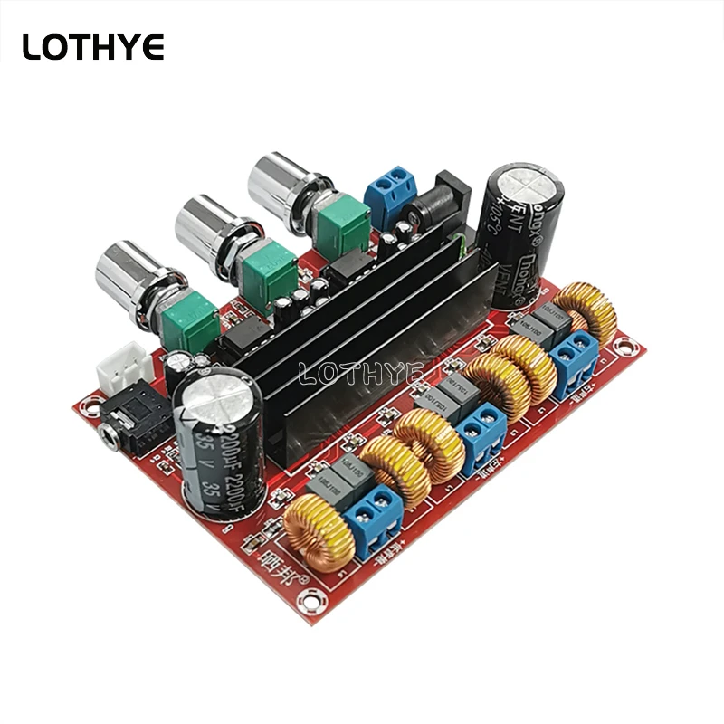 Digital Subwoofer Amplifier Board TPA3116D2 DC 12V-24V 2 * 50W+100W 2.1 Channel Digital Power Amplifier For DIY Audio