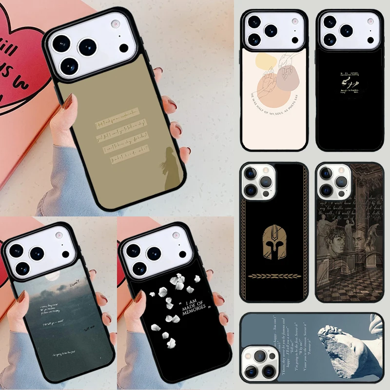 The Song Of Achilles Phone Case For Apple iPhone 17 Air 16E 15 14 Plus 13 12 11 Pro Max Mini Funda Cover