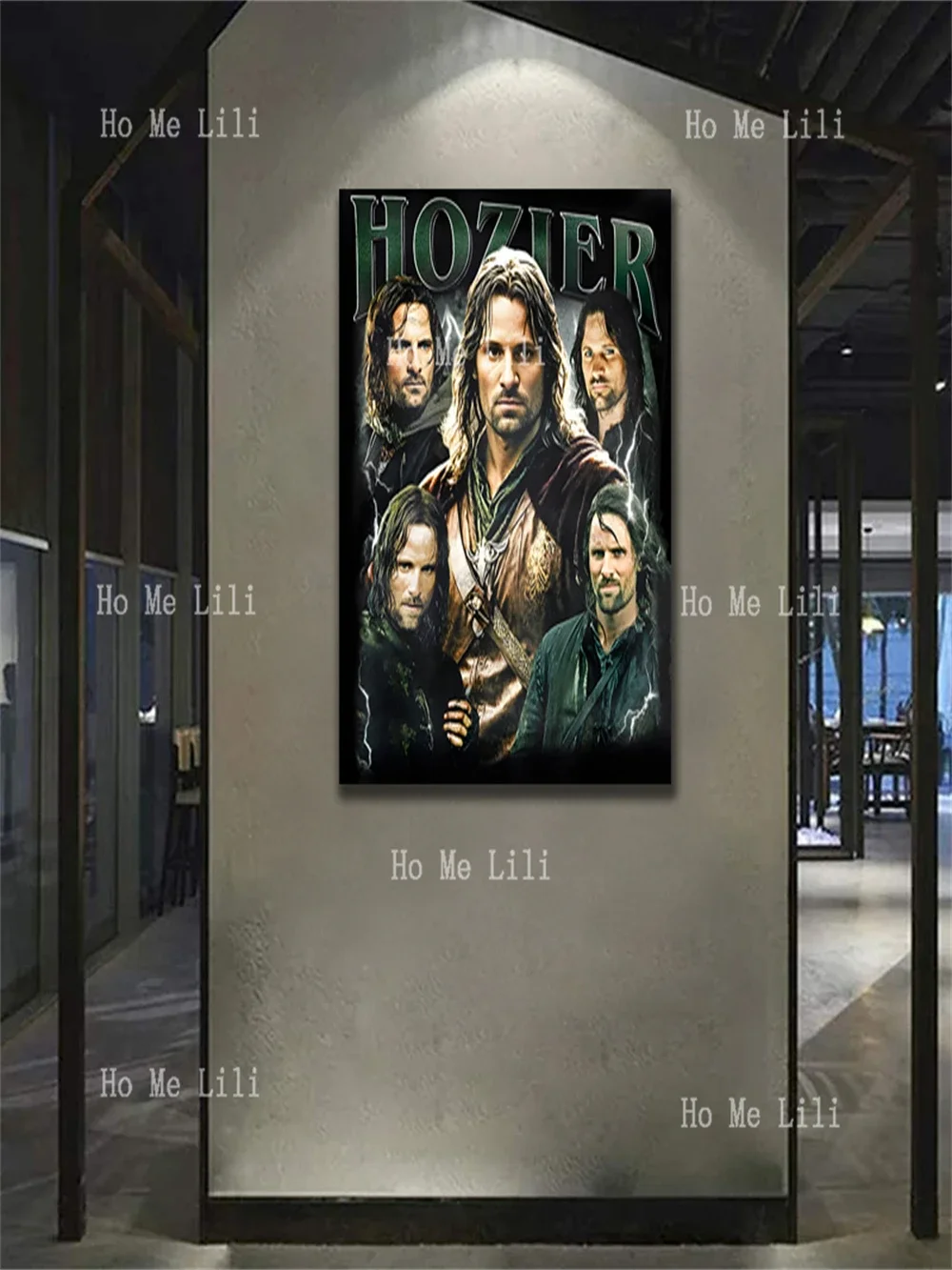 Hozier Aragorn Tribute Aesthetic Printable Design Trendy Poster Painting Canvas Wall Art Living Room Bedroom Decoration