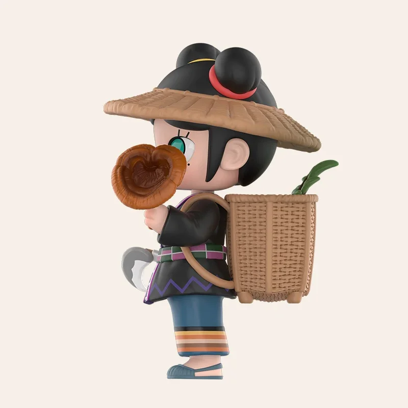 

POP MART MOLLY Chinese Herbal-Ling Zhi Series Kawaii Anime Action Figure Surprise Mystery Box Dolls Girls Blind Box Toys