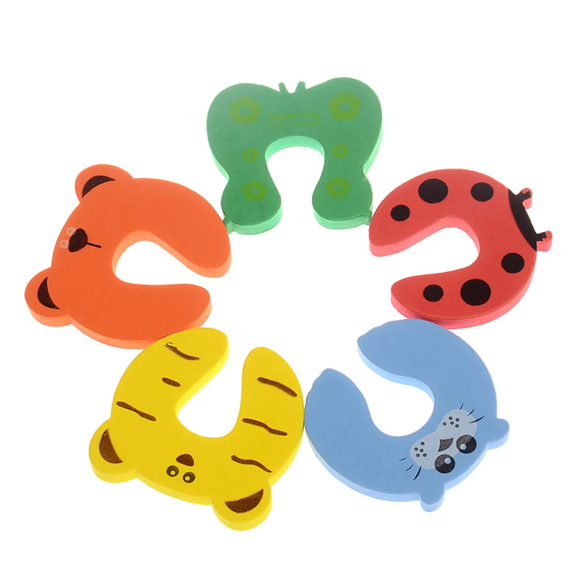 

1Pcs Cartoon Door Stopper Safety Finger Pinch Guard for Children Baby Door Security Card Non-Slip Hand Injury Preventive