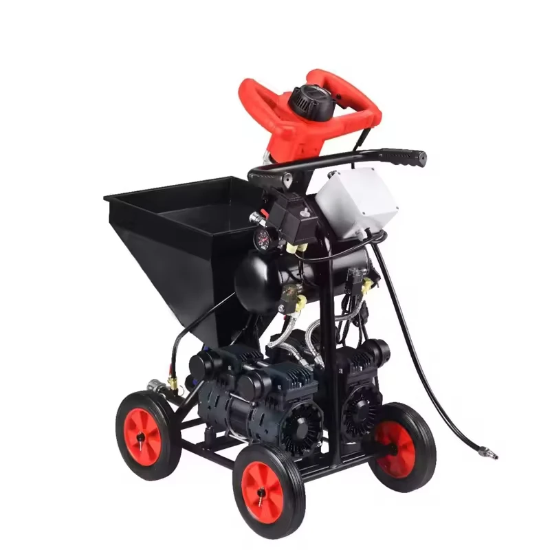Portable 220V Multifunctional Airless Spray Gun Industrial Coating Grouting Putty Slurry Waterproofing Spraying Machine