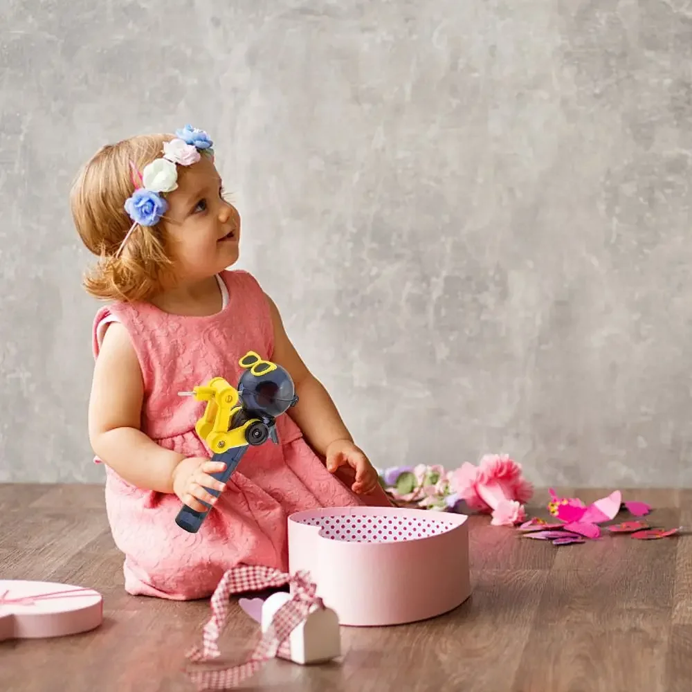 Decompression Robot Candy Dustproof Storage Novelty Robot Shape Lollipop Candy Storage Personality Kids Toy Lollipop Holder