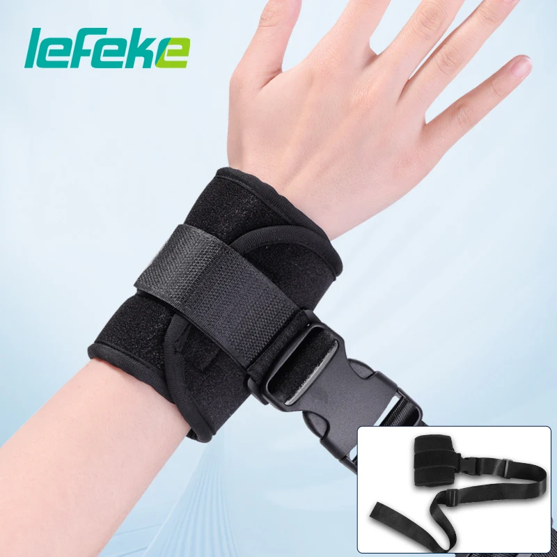 

Leeke Limb Restraints Ремень для лодыжек и запястий Регулируемый быстросъемный мягкий дышащий ремень для кресла-кровати с фиксированным ремнем для конечностей