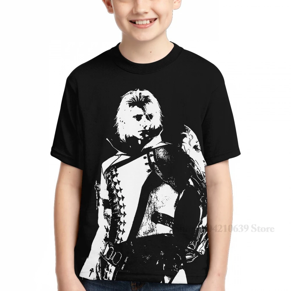 في جميع أنحاء الطباعة Weathered Ravus Final Fantasy XV الرجال تي شيرت المرأة فتاة الموضة تي شيرت الصبي بلايز تيز قصيرة الأكمام بلايز #5