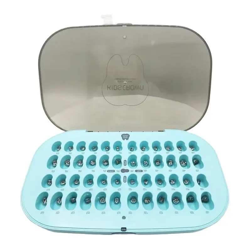 Factory Direct Dental Children's Stainless Steel Primary Molar Crown Kit 48 Pieces Initial Set