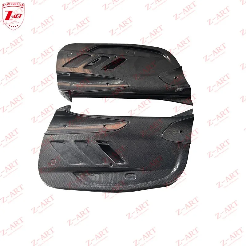 Z-ART SF90 Dry Carbon Fiber inner Door For Ferrari SF90 Prepreg Carbon Fiber Door Panel for Ferrari SF90 Stradale Spider
