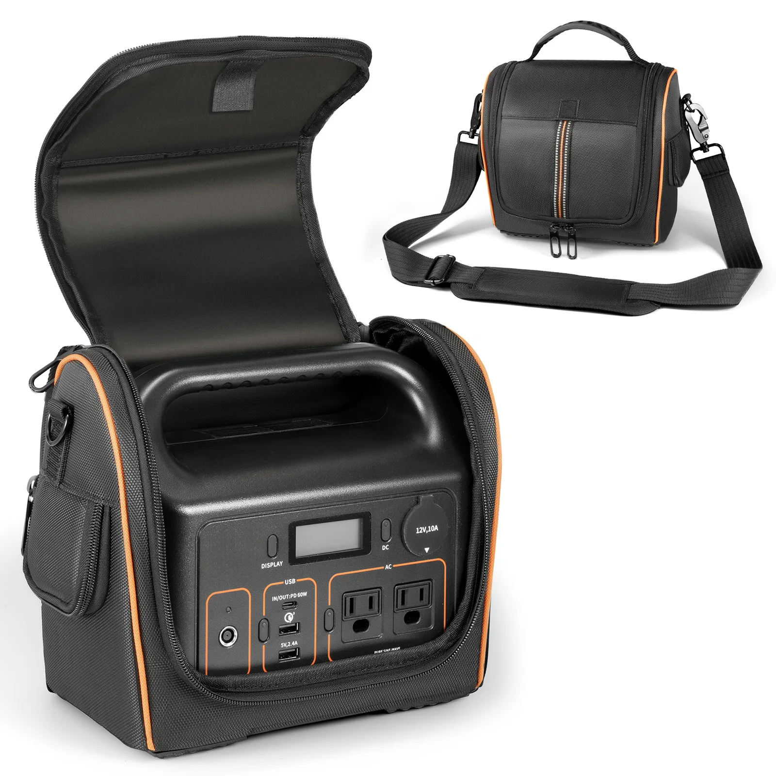 Portable Power Station Storage Bag Fit for Jackery Explorer 300 Travel Carrying Bag Accessories