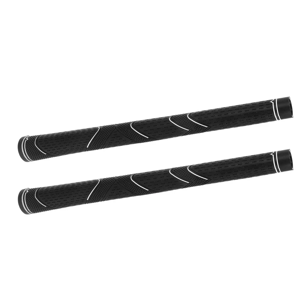 2Pcs Childrens Golf Grips High Elasticity Rubber Anti-Slip Beginner Golf Club Grips Comfortable Ergonomic Design Easy Install