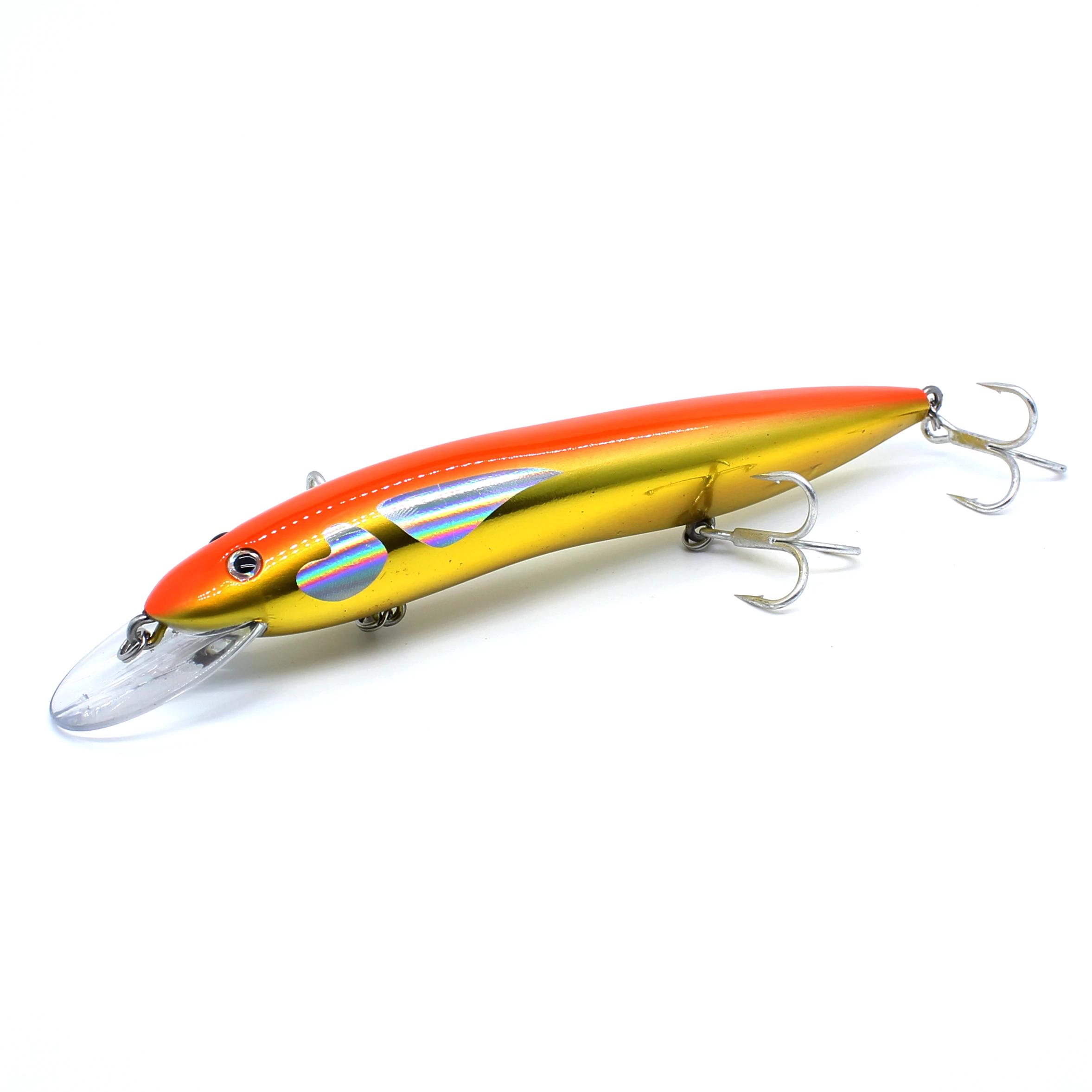 AOCLU-Hard Bait for Deep Sea Boat, Floating Minnow, Jerkbait Rattle, Rock Lure, 4X Treble Hooks, Japan Quality, 150mm, 33g, 1Pc