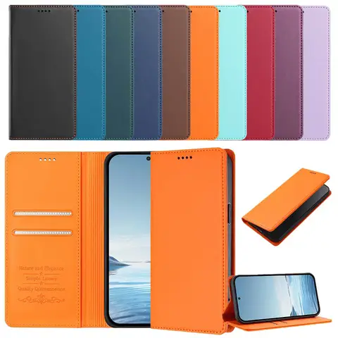 Magnetic Wallet Flip Leather Case For ZTE Axon 60 Lite V60 Vita Red Magic 10 Air Nubia Focus Pro 5G Z70S Ultra Phone Back Cover