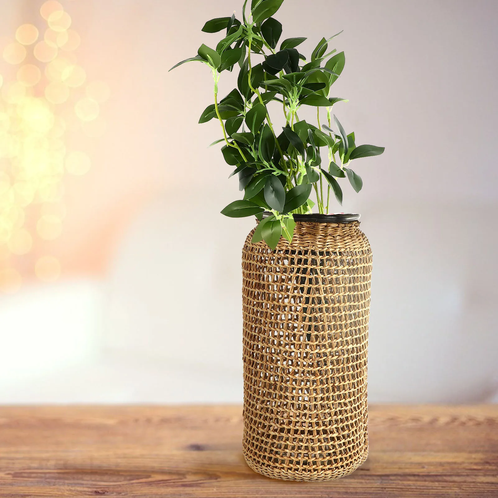 

3 Pcs Fake Plant Decor Leaf Bundle Home Office Wall Decoration Simulation Green Plants Plastic Stems
