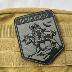 Parche táctico velcro gancho y bucle Death Dealer calavera