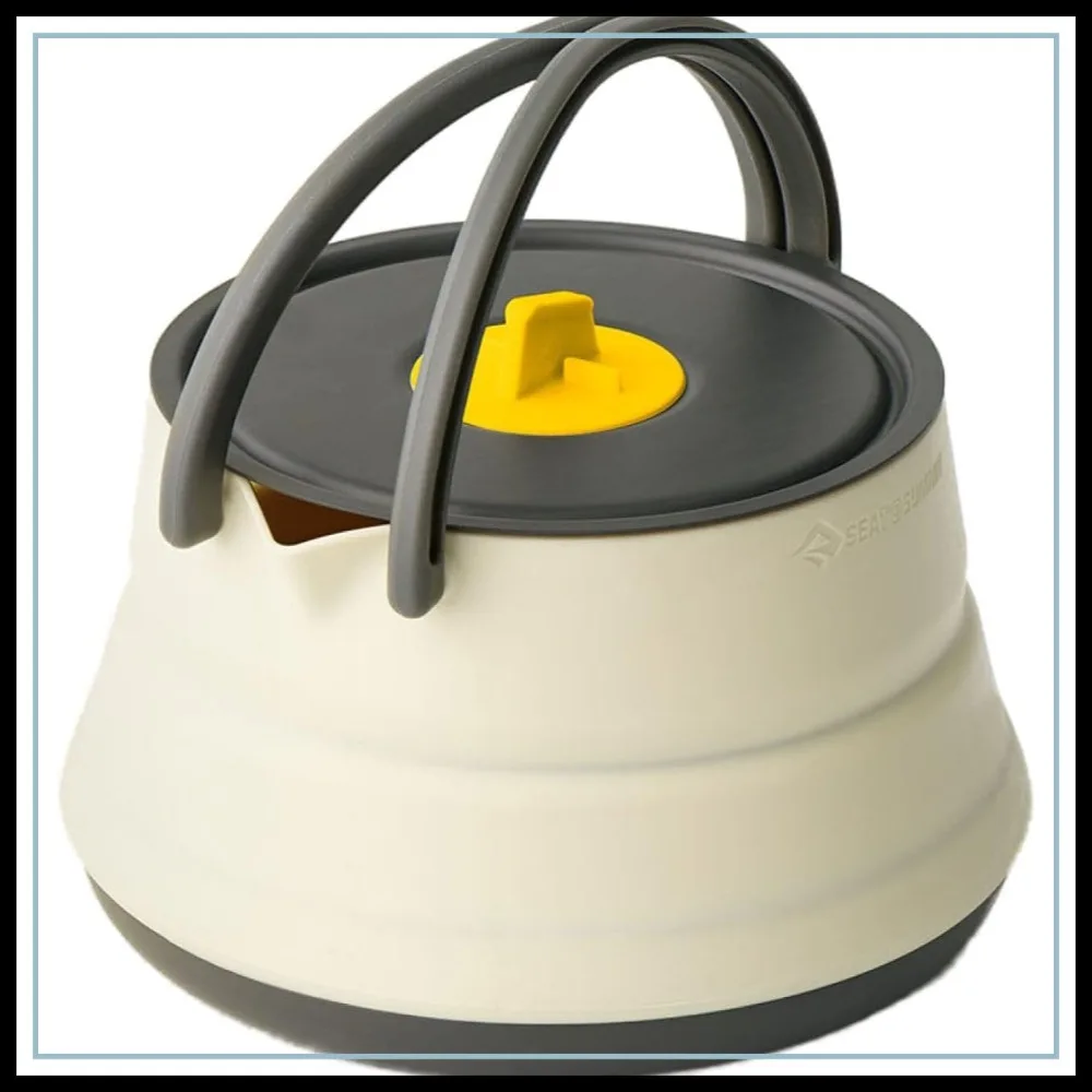 

Ultralight Collapsible Camping Kettle, 1.1 Liter for Outdoor Cooking