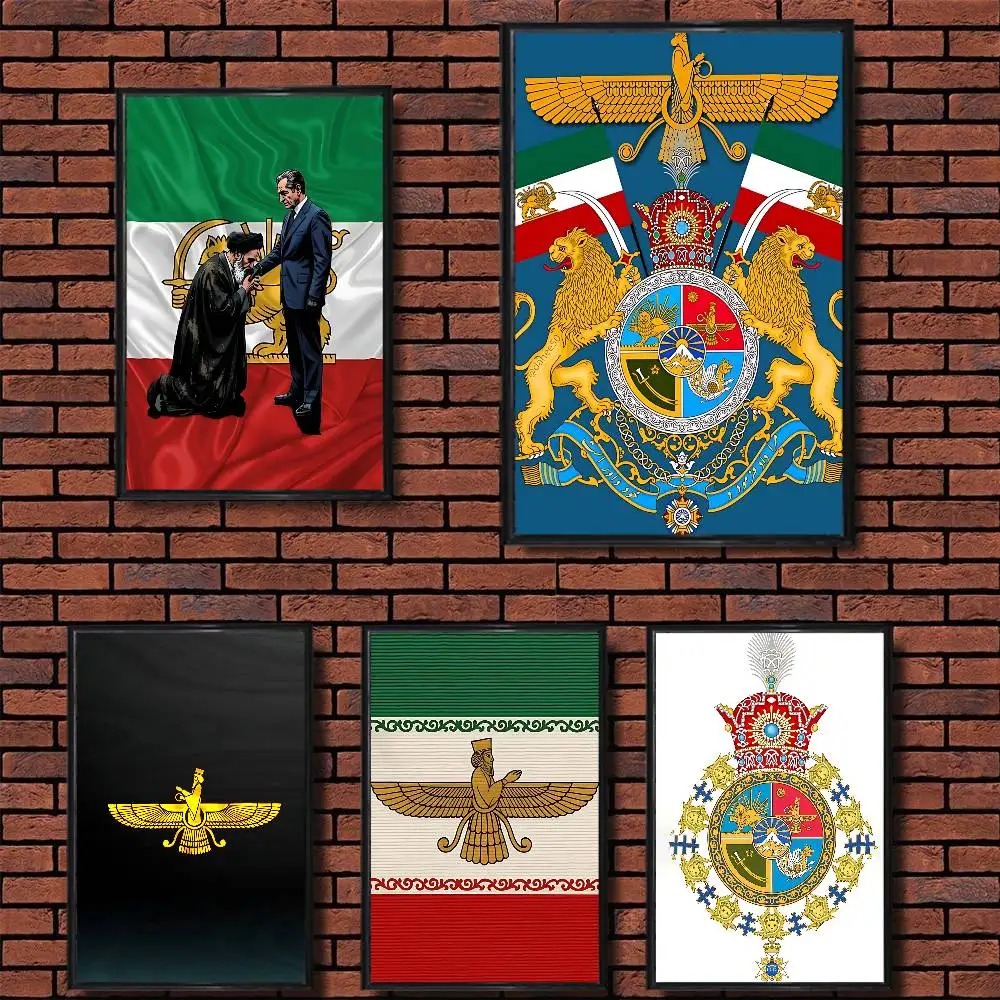 

Persia Belief Faravahar Iran 21*30cm Poster Paper Print Home Living Room Bedroom Entrance Bar Cafe Art Painting Decoration