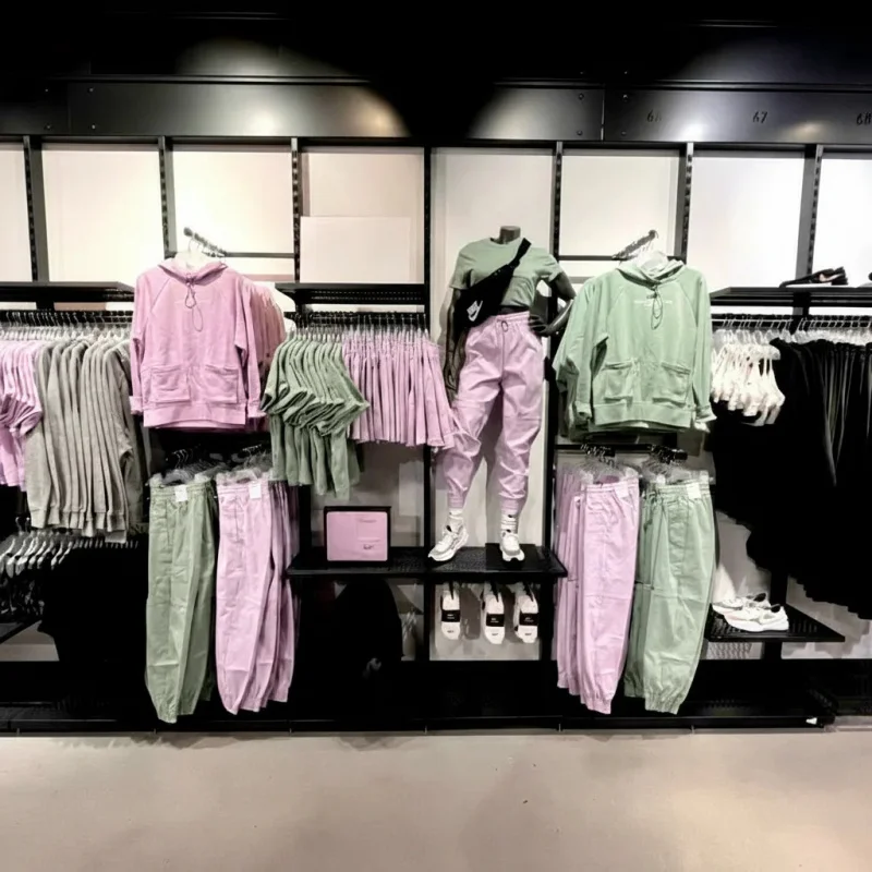 

Customize.Store Display Clothes Steel Clothing Rack Black Hangers Clothing Store