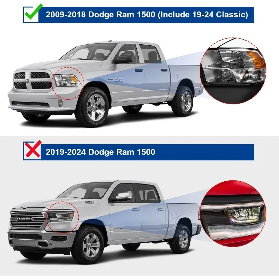 لوحات الجري المتوافقة مع 2009-2018 Dodge Ram 1500 Crew Cab و 2010-2026 Ram 2500 3500 Crew Cab 4.3 بوصة شريط أنبوب بيضاوي Ru