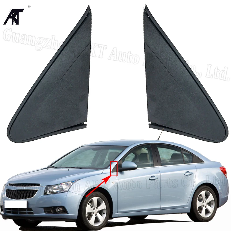 For:Chevrolet Cruze 2009-2014 Triangle Exterior Cover Rear View Mirror Trim Left Driver Right Passenger  95062832  95062831