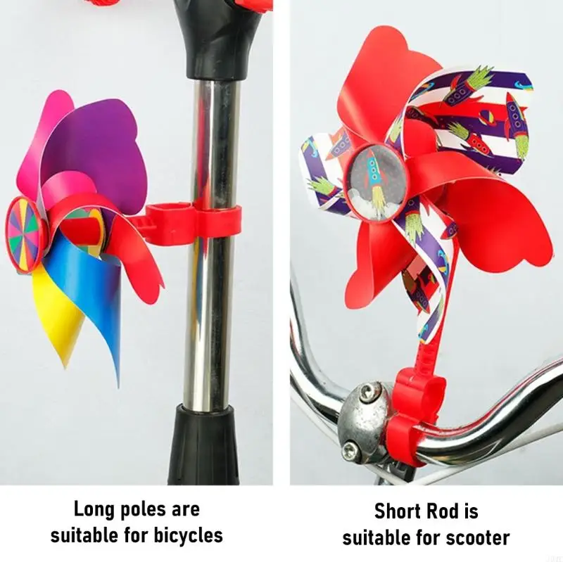 Bicycles Handlebars Pinwheel for Kids Bicycles Handlebars Pinwheel Windmill Spinnings Flower Pinwheel Colorful Decors