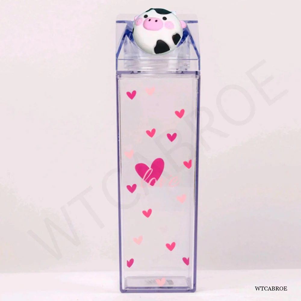 High Beauty Plastic water bottle Cup Wholesale Simple Portable Sports  Large Capacity Male Female Student Handy my bottles Cup